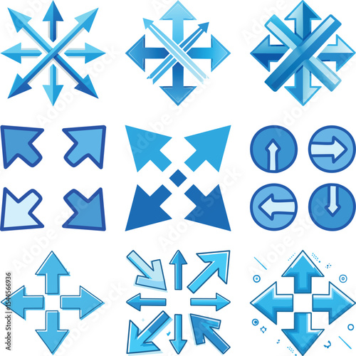 Basic Directional Arrow Set.