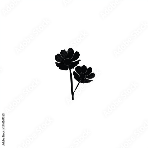 Silhouette Flower 