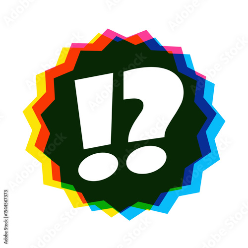 Question mark and exclamation mark