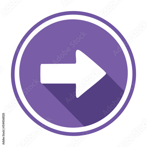 Circular Filled Arrow Icon
