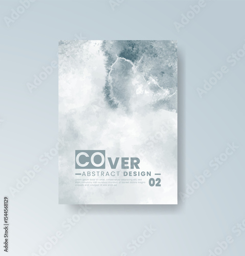 Cards with watercolor background. Design for your cover, date, postcard, banner, logo.