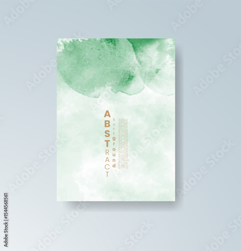 Cards with watercolor background. Design for your cover, date, postcard, banner, logo.