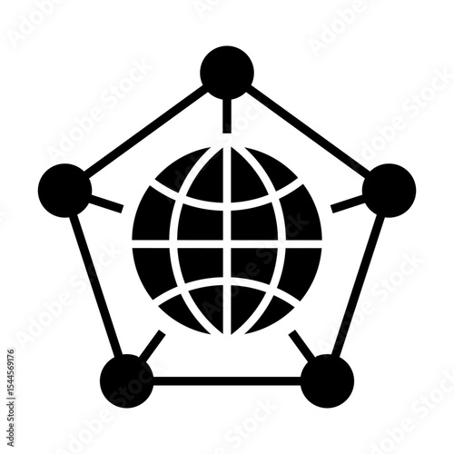 Internet icon vector. Communication illustration sign. Satellite communication symbol. Computer network web icon. WWW symbol design for web and app.