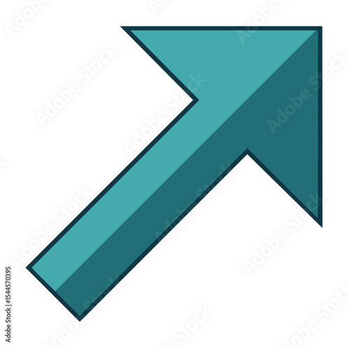 Isometric Arrow Pointer
