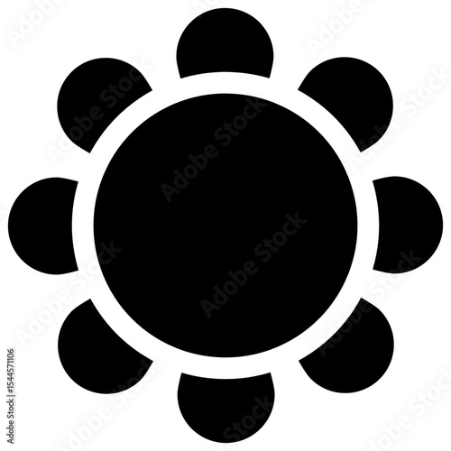 Flower icon vector. Garden illustration sign. Greenhouse symbol. Flower web icon. Conservatory symbol design for web and app.