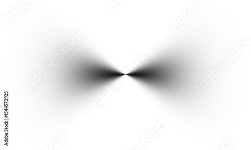 Symmetrical black gradient ink texture with high contrast edges.