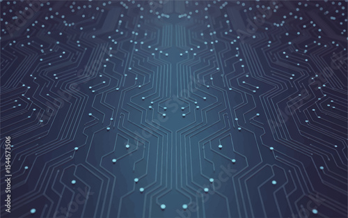 Digital Circuitry: A detailed view of a complex circuit board showcases the intricate network of connections that enable modern technology. A visual representation of innovation.