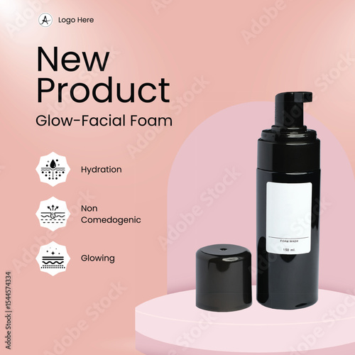Black Bottle Glow Facial Foam New Product Amazon skincare