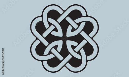 celtic knot tattoo design element black and white, crest, heritage, infinite, infinity, luck, medieval, minimal, monochrome, print, soul, spirit, triangle, unity, youth, cultural, endless, eternal, ir