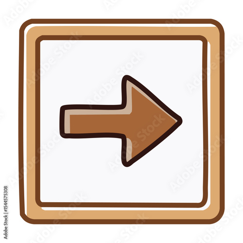 Square Shape Arrow Icon
