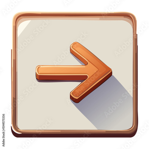 Square Frame Rightward Arrow
