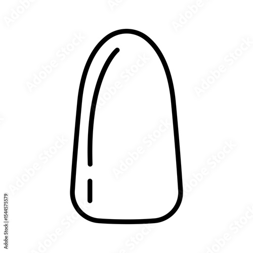 Lineart Icon acrylic nails beauty accessories for salon branding