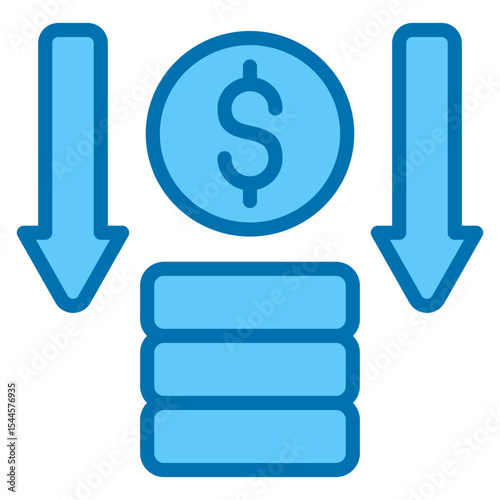 Cost Reduction Icon
