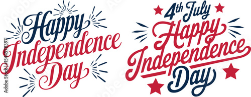 Happy American 4th of July Independence Day Typography t shirt design, United States July holiday celebration. Vector illustration.