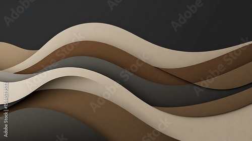 Abstract wavy background with earthy tones and subtle texture