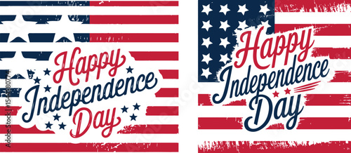 Happy American 4th of July Independence Day Typography t shirt design, United States July holiday celebration. Vector illustration.