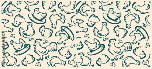 Hand-Drawn Animal and Nature Doodle Set