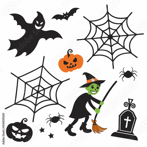 set of halloween icons