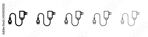 Charger icon. graphic icon design template