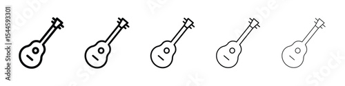 Ukulele icon. graphic icon design template