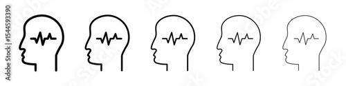 Epilepsy icon. graphic icon design template