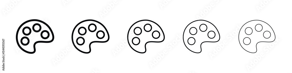 Fototapeta premium Palette icon. graphic icon design template