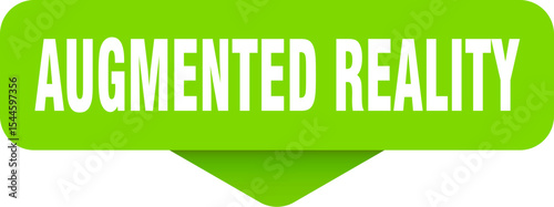 augmented reality sticker. augmented reality sign on transparent background