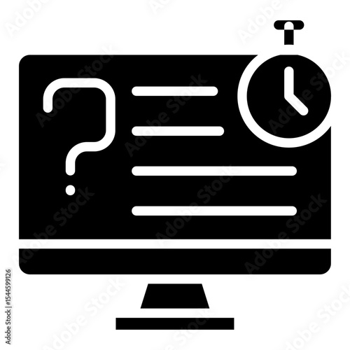 Exam icon glyph

