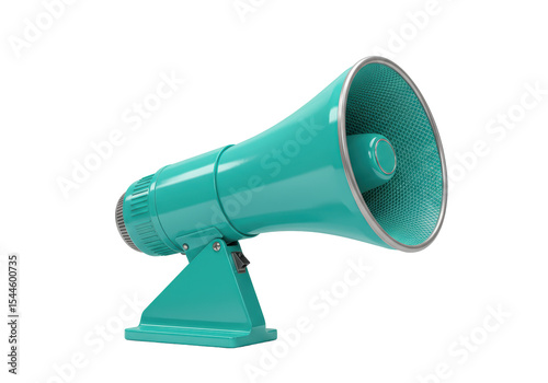 Isolated Blue Megaphone