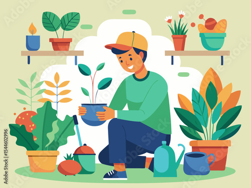 Indoor Gardening Cultivating Happiness Through Houseplants and Plant Care