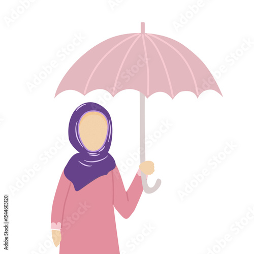 Girl with umbrella
