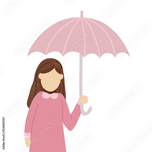 girl with umbrella