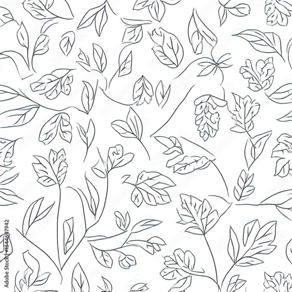 Fototapeta premium seamless pattern with flowers
