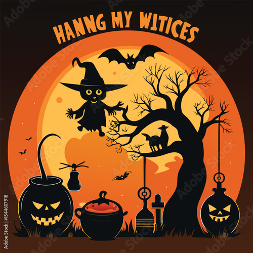 halloween background with pumpkin