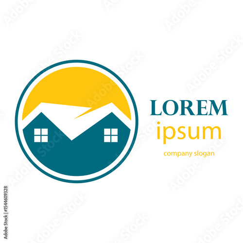 simple and elegant housing logo design