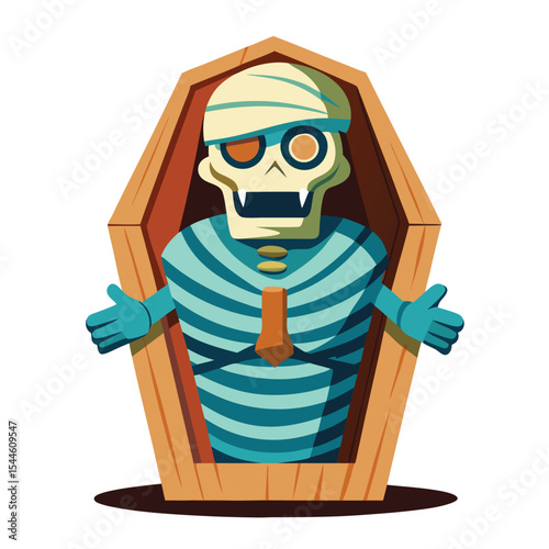 pirate ship with treasure chest