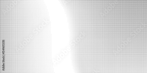 Dotted gradient halftone background. Horizontal seamless dots pattern in pop art style. Abstract modern stylish texture. Vector illustration.