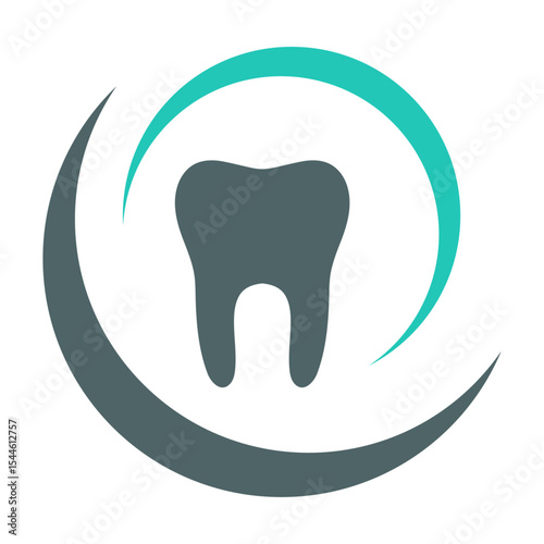 Modern Tooth Logo for Dental Branding