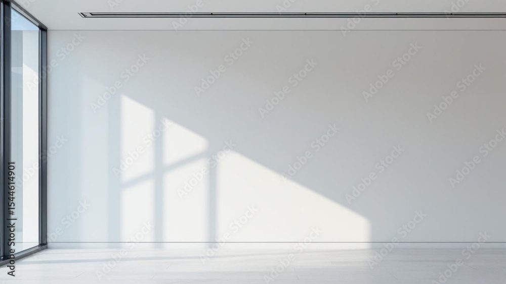 Obraz premium Blank wall in modern office