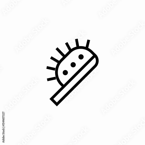 toothbrush toothpaste hygiene icon sign vector