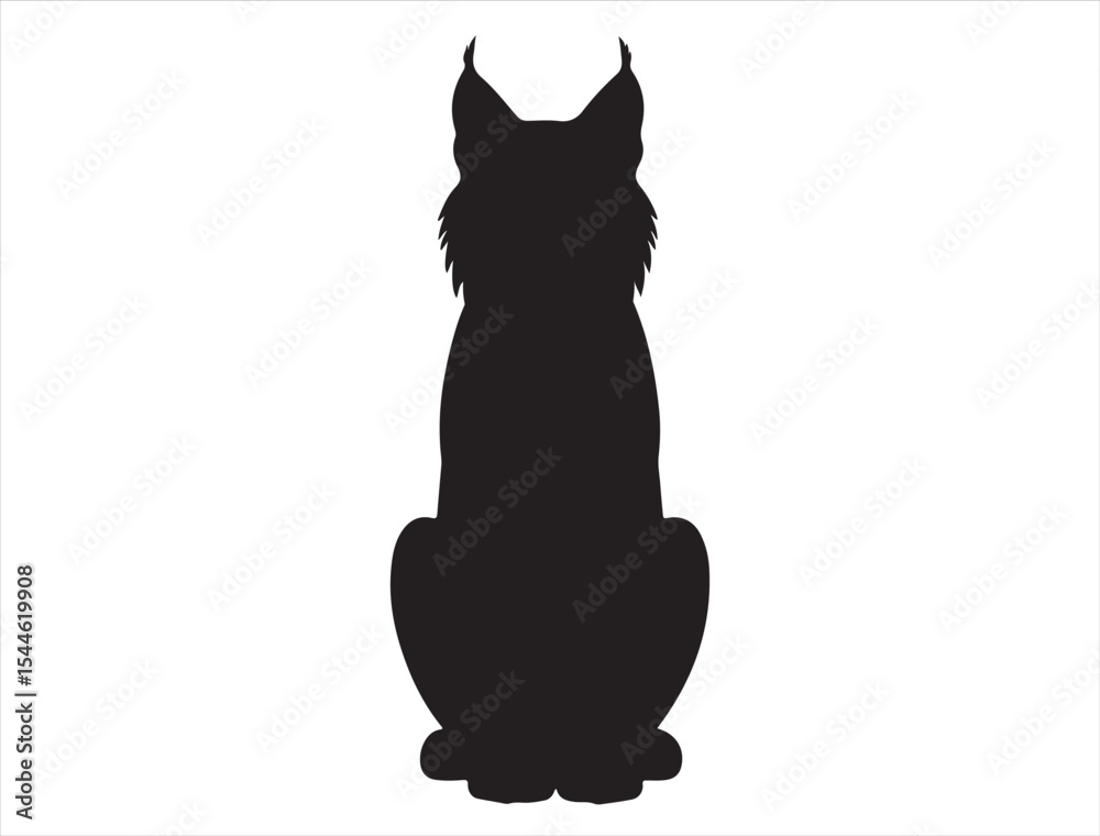 Obraz premium Bobcat Silhouette