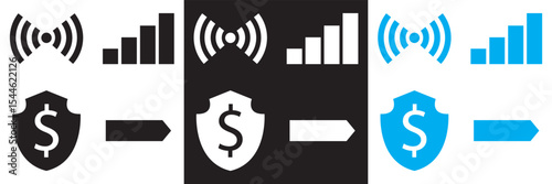 Icons for public navigation. Vector for websites, mobile interfaces, presentations, banner, visual branding etc. Vector illustration. isolated on white and black background. EPS 10
