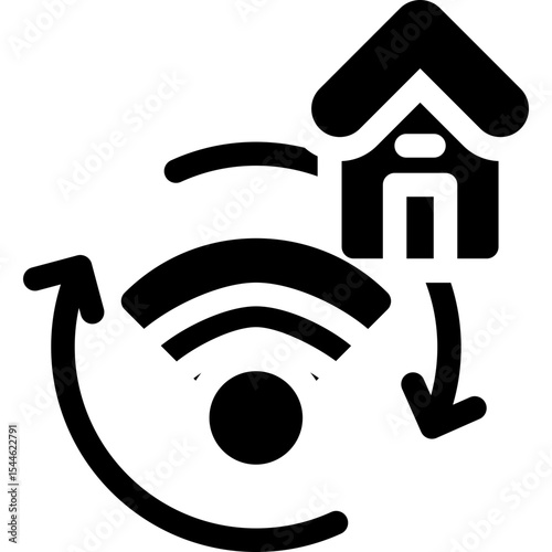 Hybrid Work Icon