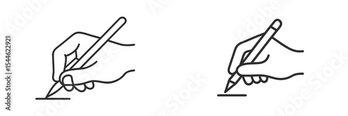 Hands drawing with a pencil on a blank surface during a creative workshop in an indoor setting