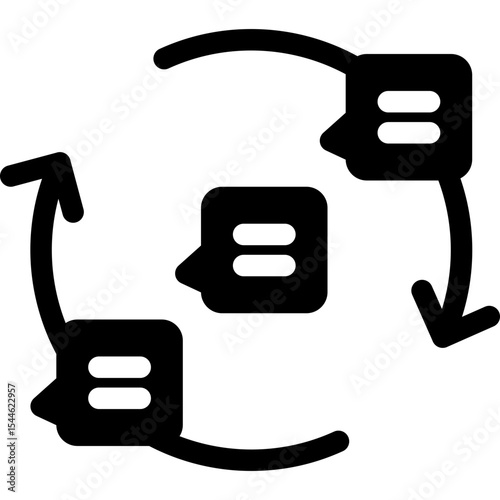 Message Exchange Icon