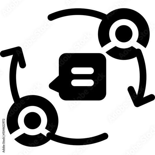 Hybrid Work Icon