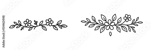 vector illustration of a branch of willow