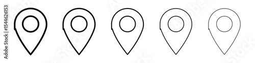 Located icon filled flat sign concept for web design.