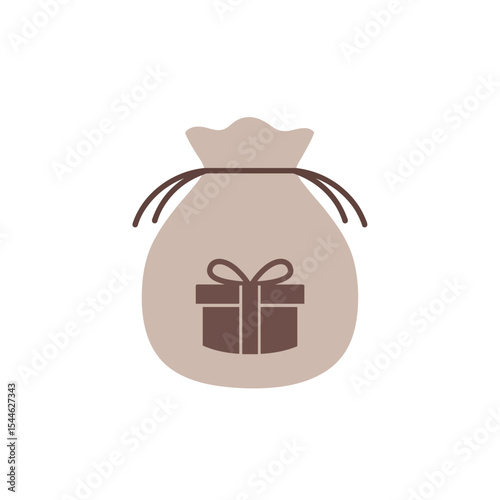 Simple Gift Bag with Tied Strings.
