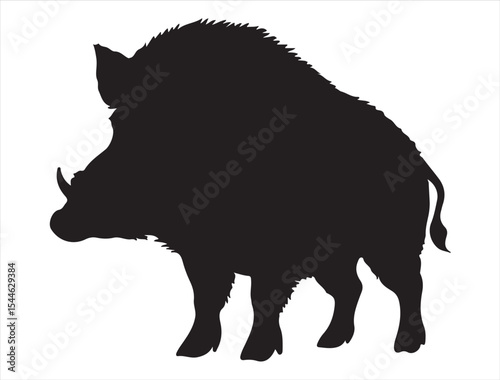 Wild Boar Silhouette